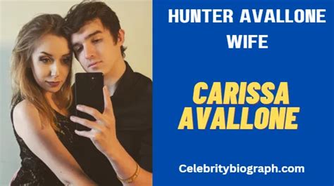 hunter avallone wife|Hunter Avallone Wife: Exploring the Woman Behind the Scenes